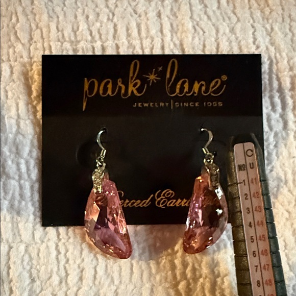 Park Lane Sparkling Pink Crystal Earrings - Picture 5 of 6
